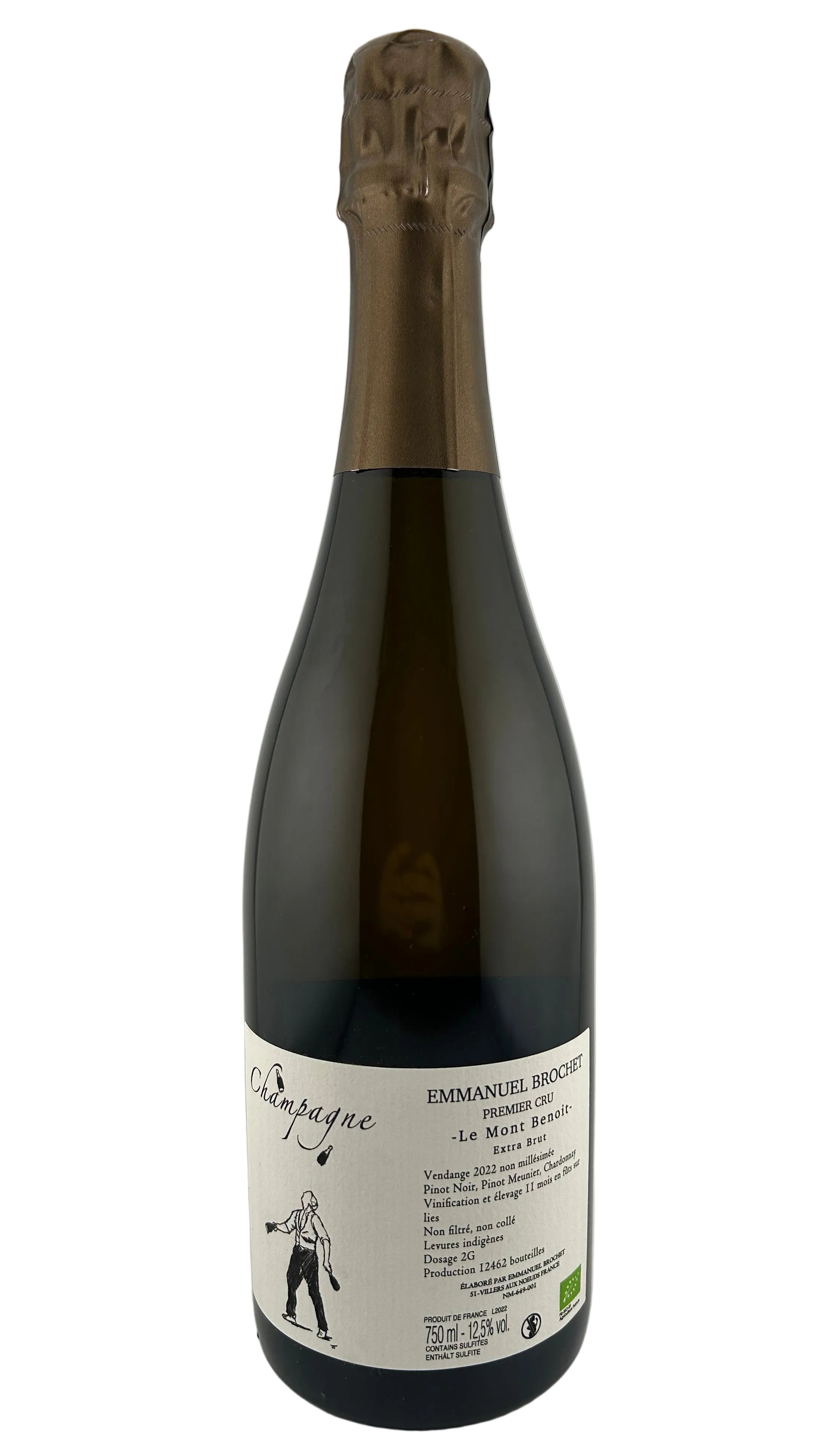 Emmanuel Brochet Le Mont Benoit Champagne 2021 | Appellance