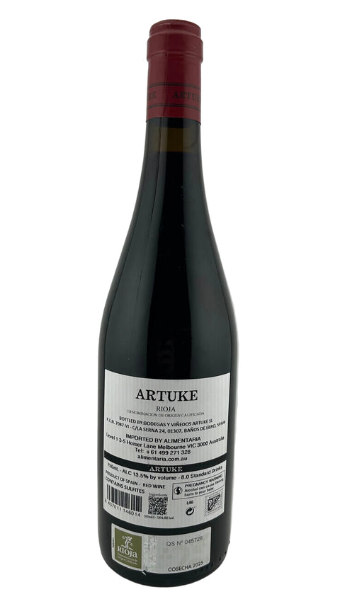 Artuke Rioja Tempranillo 2025 2