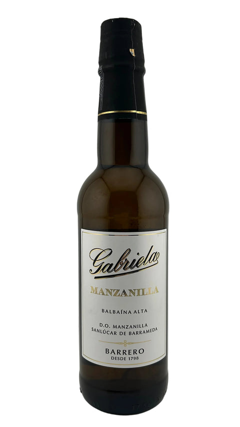 Bodegas Barrero Manzanilla Gabriela Palomino Sanlucar de Barrameda 375ml