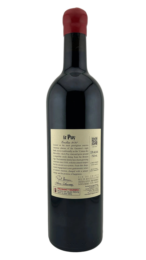 Château le Puy Bordeaux Côte des Francs 'Emilien' 2021