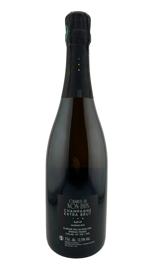 Charles de Non-Dits Cuvée Implicite Champagne 2018.