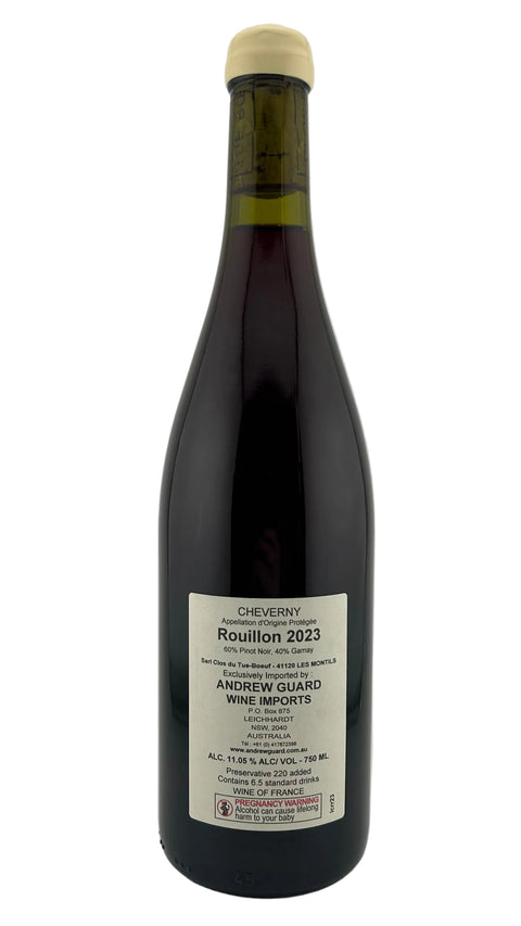 Clos du Tue-Boeuf Cheverney Rouge Rouillon Pinot Noir, Gamay Touraine 2023