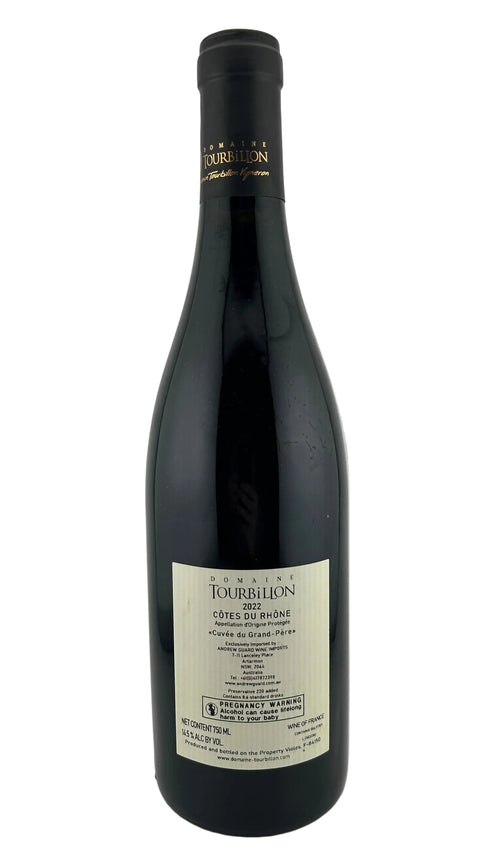 Domaine Tourbillon Cuvée Du Grand Père Cotes du Rhône Rouge 2022