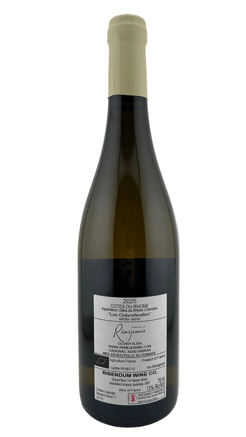 Domaine la Réméjeanne Côtes du Rhône Les Chèvrefeuilles Blanc 2025