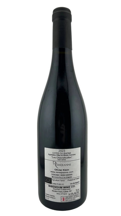 Domaine la Réméjeanne Côtes du Rhône Les Chèvrefeuilles Rouge 2023