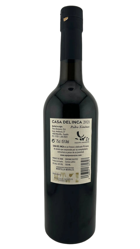 Equipo Navazos Casa del Inca Pedro Ximénez 2021