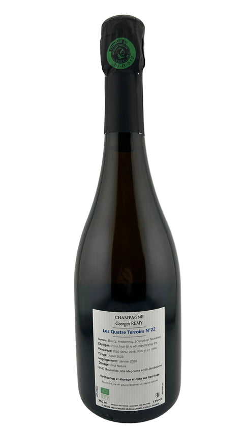 Georges Rémy Les 4 Terroirs Champagne 2022.