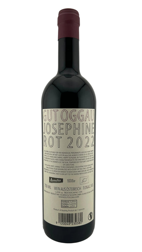Gut Oggau Josephine Rot Red Burgenland Austria 2022