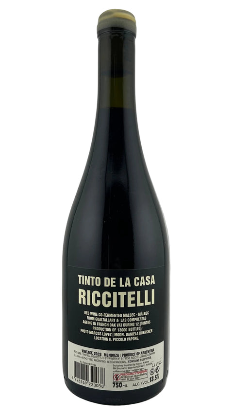 Matias Riccitelli Tinto de la Casa Malbec 2023 Mendoza