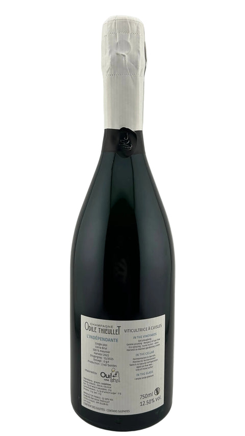 Odile Thieullet L'Independante Champagne 2022