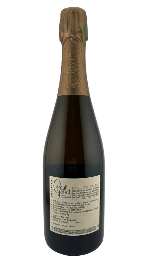 Paul Gosset Des Jours et des Muids Champagne NV.