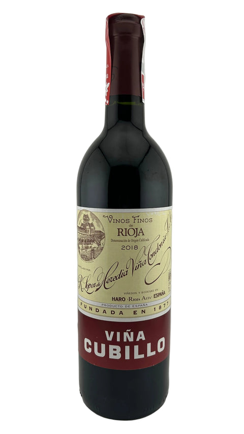 R. Lopez de Heredia Vina Cubillo Tinto Crianza Rioja 2018