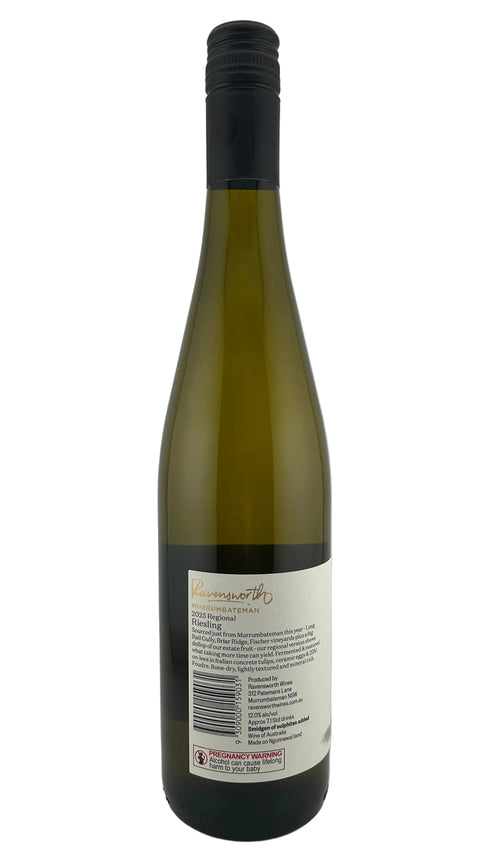 Ravensworth Regional Riesling 2025 Canberra