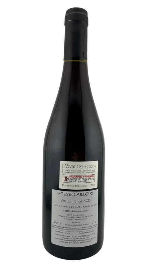 Romain Le Bars Pousse Cailloux 2025