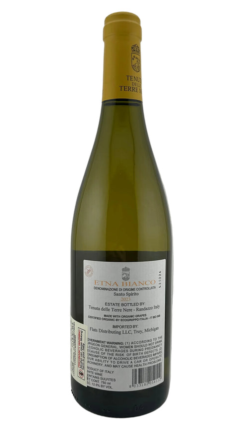 Tenuta delle Terre Nere Etna Bianco Vigne Niche Santo Spirito 2023