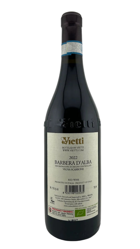 Vietti Barbera d'Alba Scarrone 2022