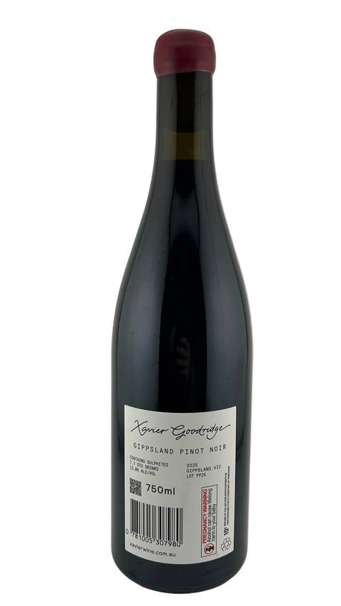 Xavier Goodridge Gippsland Pinot Noir 2025